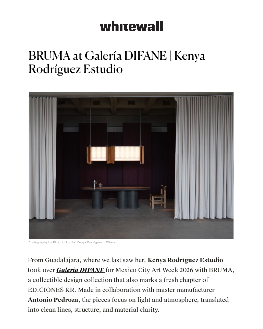 Prensa : Kenya Rodríguez