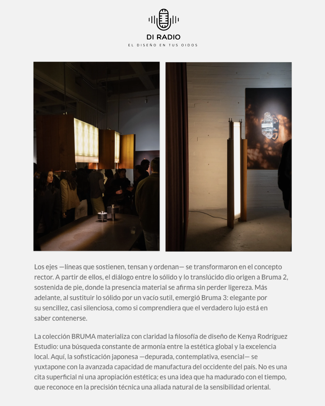 BRUMA: Lo que se revela, lo que se oculta.