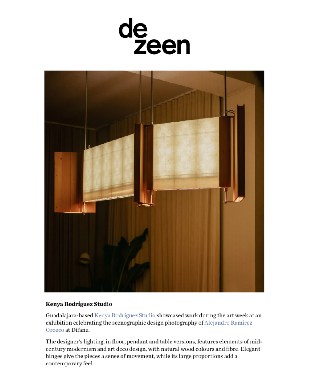 Prensa : Kenya Rodríguez