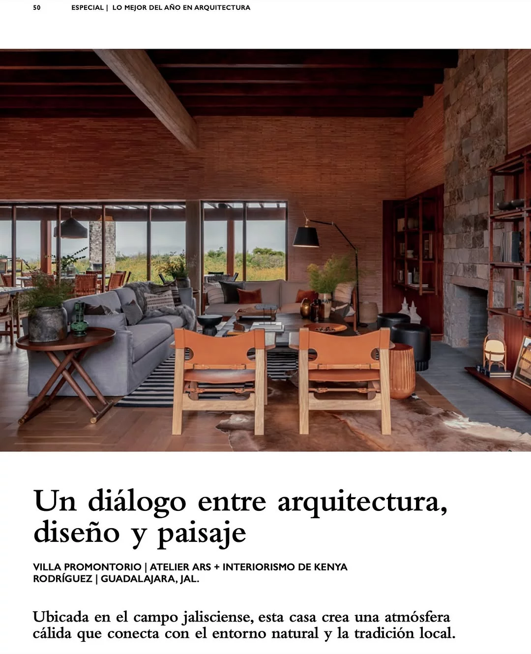 UN DIÁLOGO ENTRE ARQUITECTURA, DISEÑO Y PAISAJE