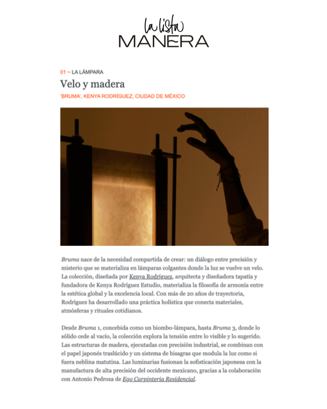 Prensa : Kenya Rodríguez